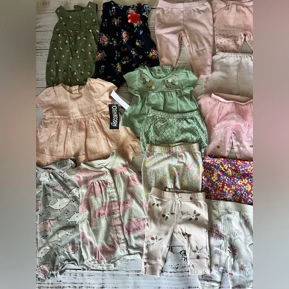 Big size 3 M Assorted Baby girl summer Clothing Set - Picture 2 of 4